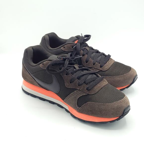 Nike MD runner brown orange 749869-228 running women's size 7 - Picture 3 of 9